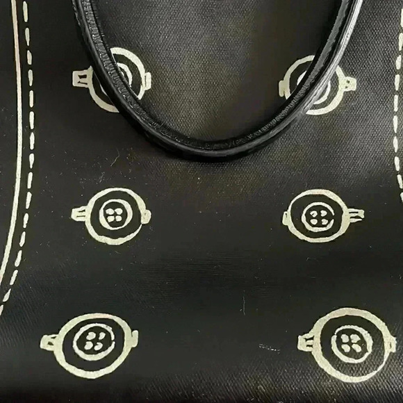 Kate, spade hand drawn button leather tote - Picture 7 of 10